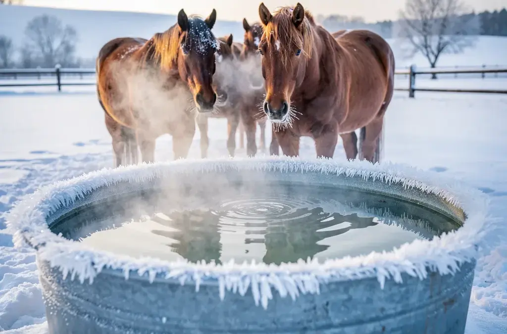 Tipps zur Bereitstellung von Tränkewasser im Winter für Tiere