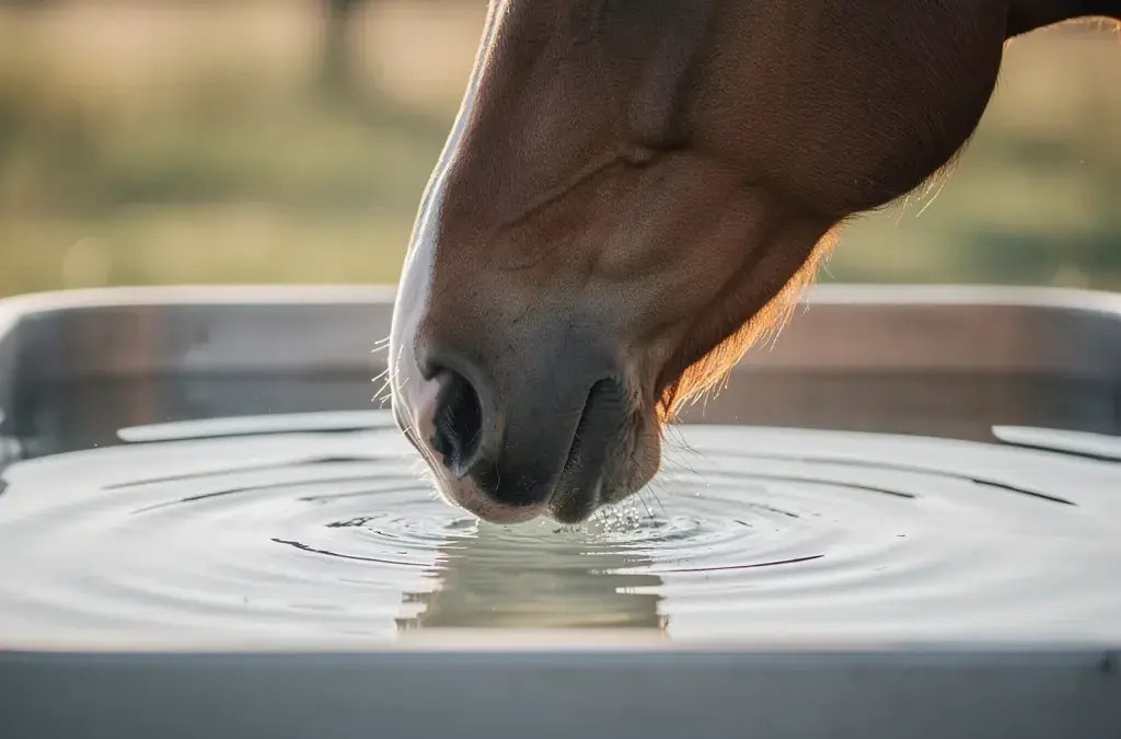 Wasser für Pferde sorgt für gesunde Verdauung und optimale Nährstoffaufnahme