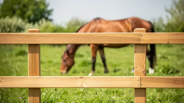 Weidezaun für Pferde mit Fokus auf Sicherheitsstandards und Verletzungsschutz