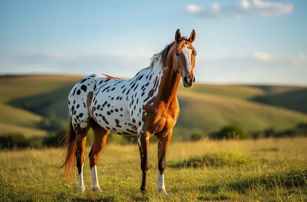 Verschiedene Westernpferde Rassen mit Fokus auf Quarter, Paint und Appaloosa