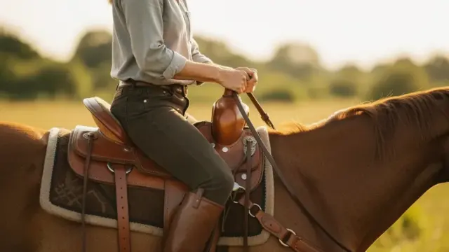 Einsteiger im Westernreiten lernen grundlegende Techniken für eine sichere Reitweise
