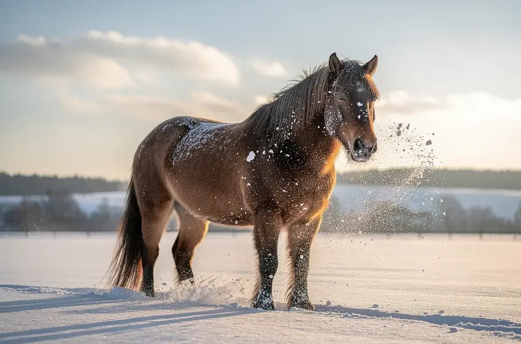 Winterfellpflege für Pferde: Bewegung und Hygiene für Gesundheit und Wohlbefinden